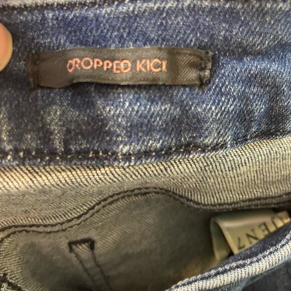 Jen 7 by & For All Mankind Jeans Cropped Kick Size Large (34) - Picture 5 of 9
